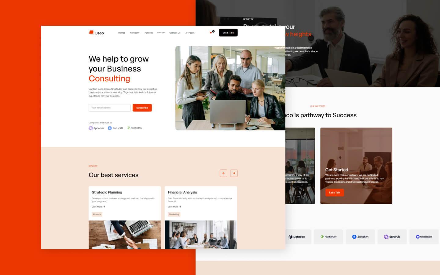 Beco 128 - Business Website Template