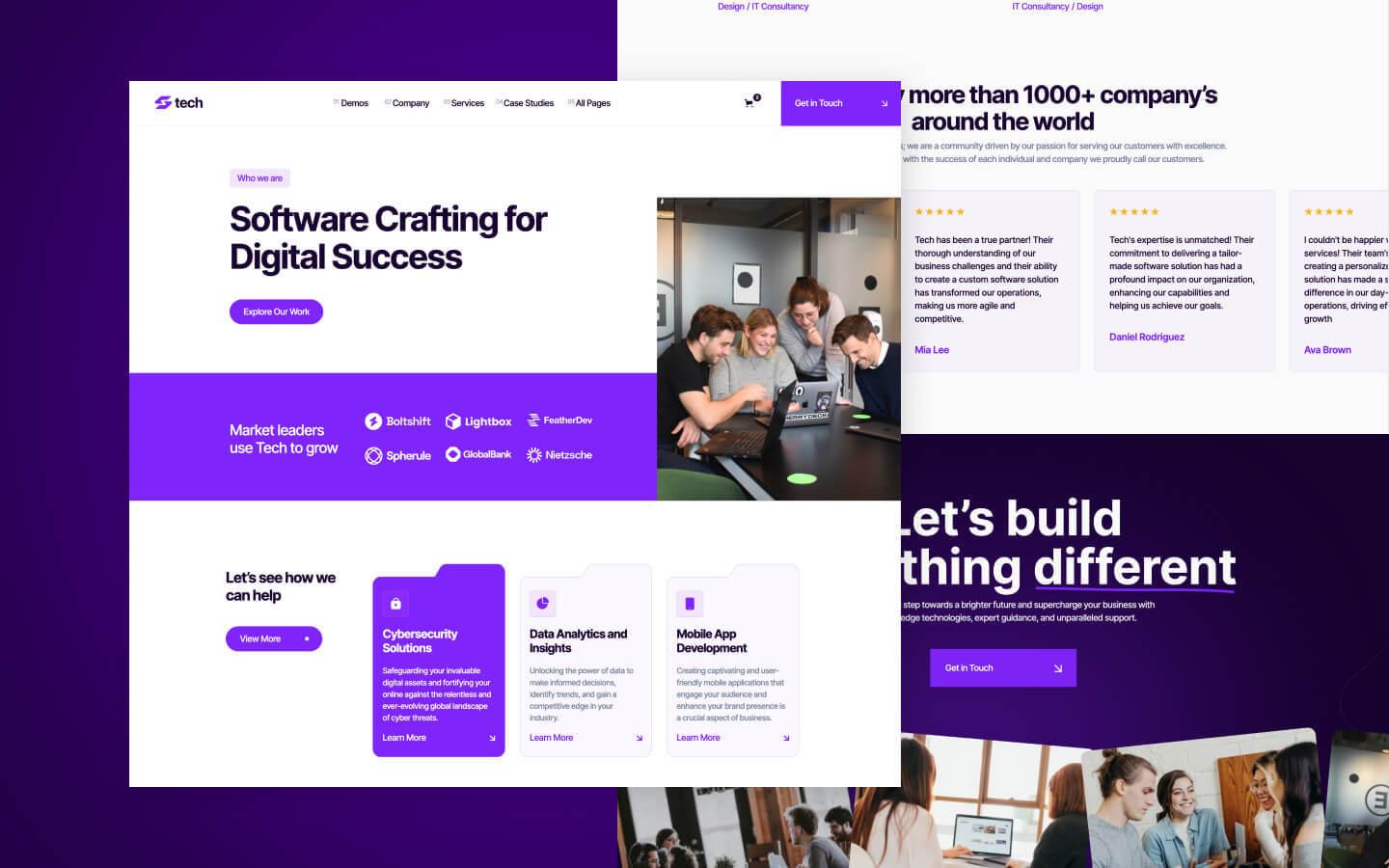 Tech 128 - IT Solutions and Services Website Template