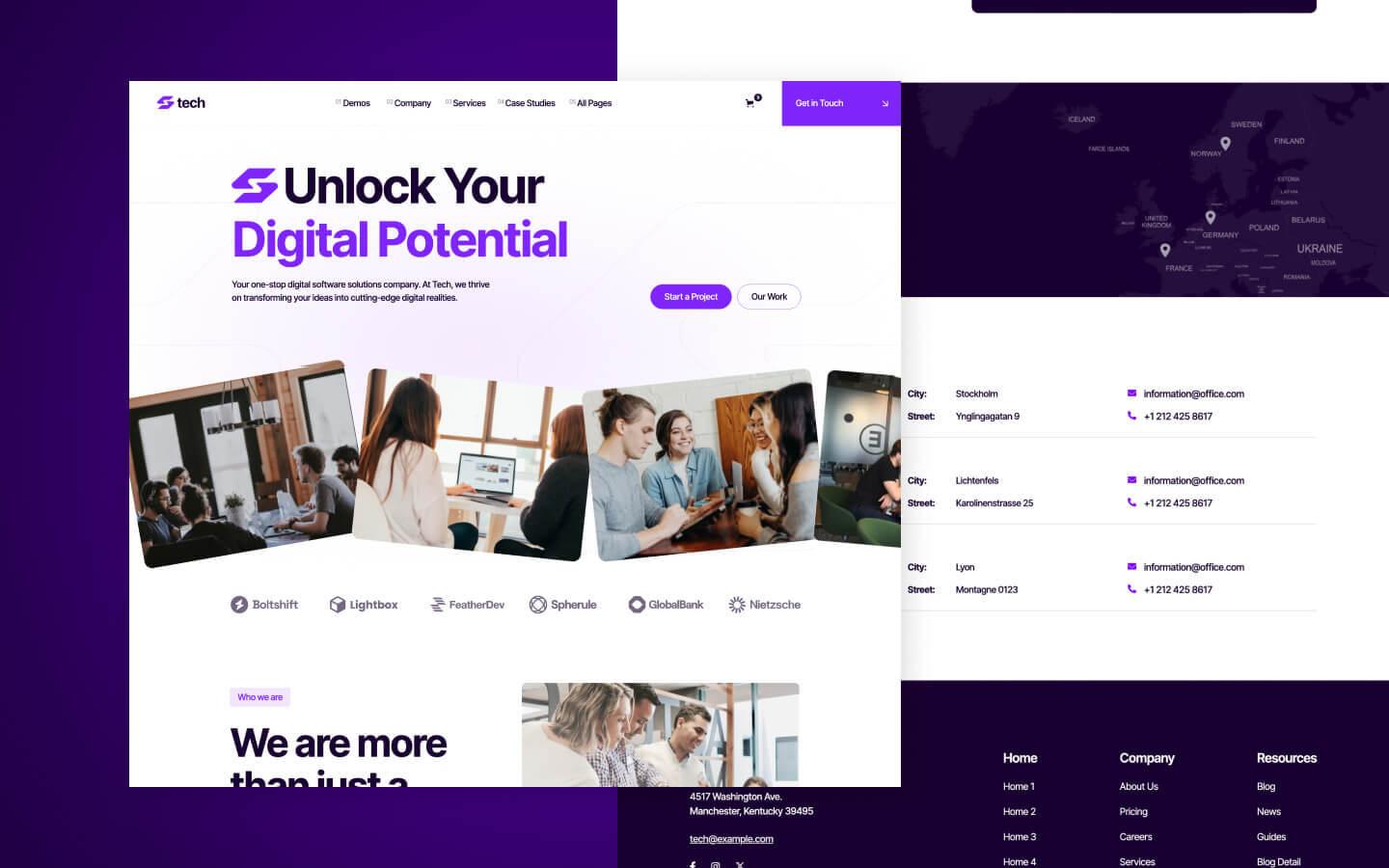 Tech 128 - IT Solutions and Services Website Template