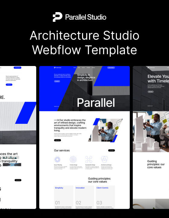 Parallel 128 - Architecture Studio Website Template