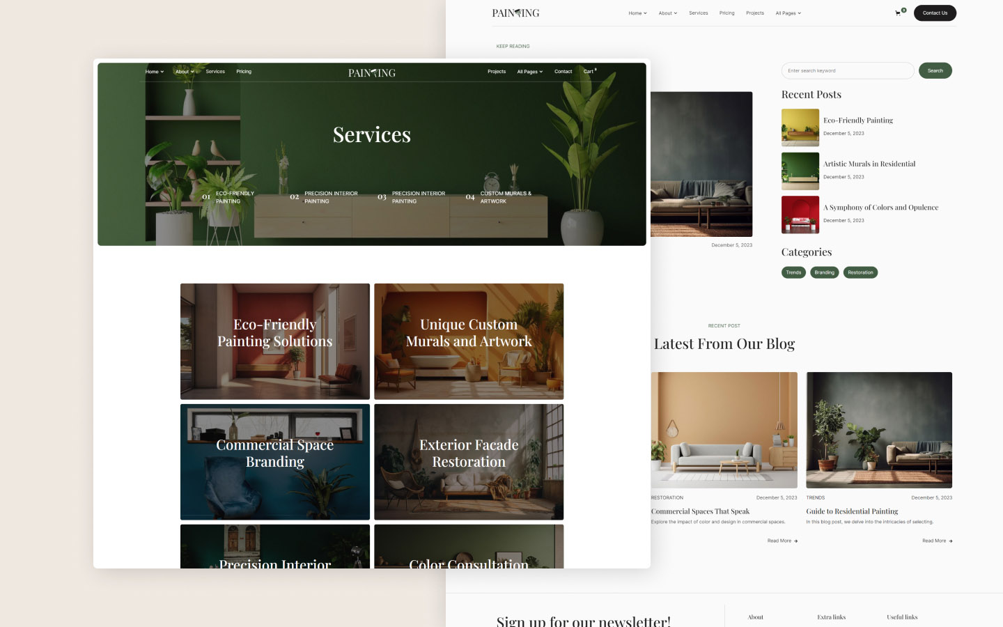 Painting 128 - Painting Services Website Template