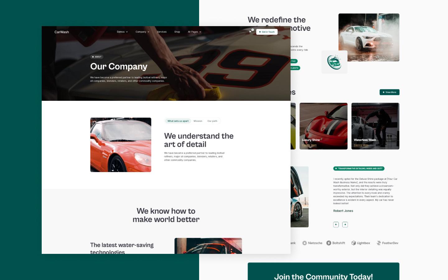 Car Wash 128 - Car Wash Services Website Template