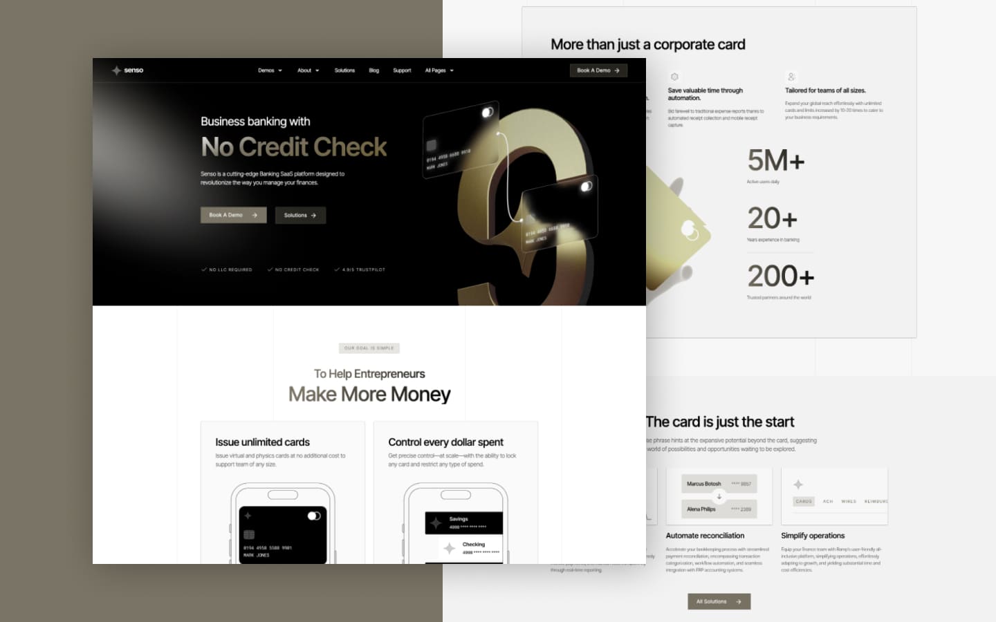 Senso 128 - Saas and Startup Website Template