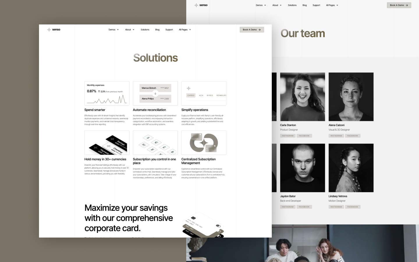 Senso 128 - Saas and Startup Website Template