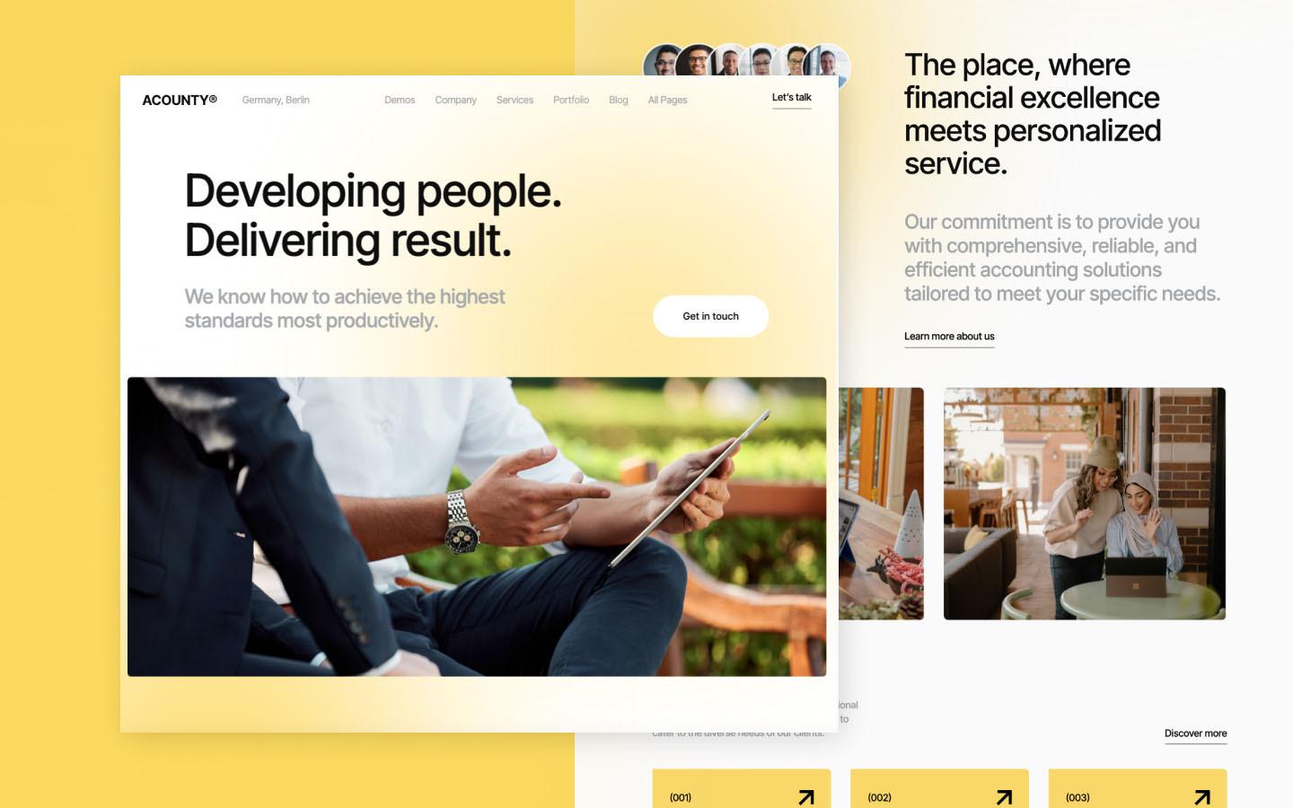 Acounty 128 - Accounting and Finance Website Template