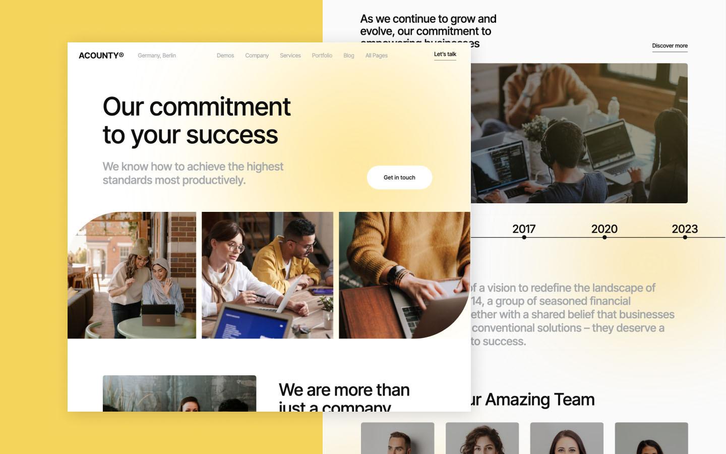 Acounty 128 - Accounting and Finance Website Template