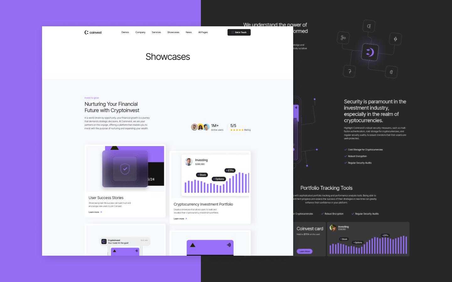 Coinvest 128 - Investments and Finance Consulting Website Template