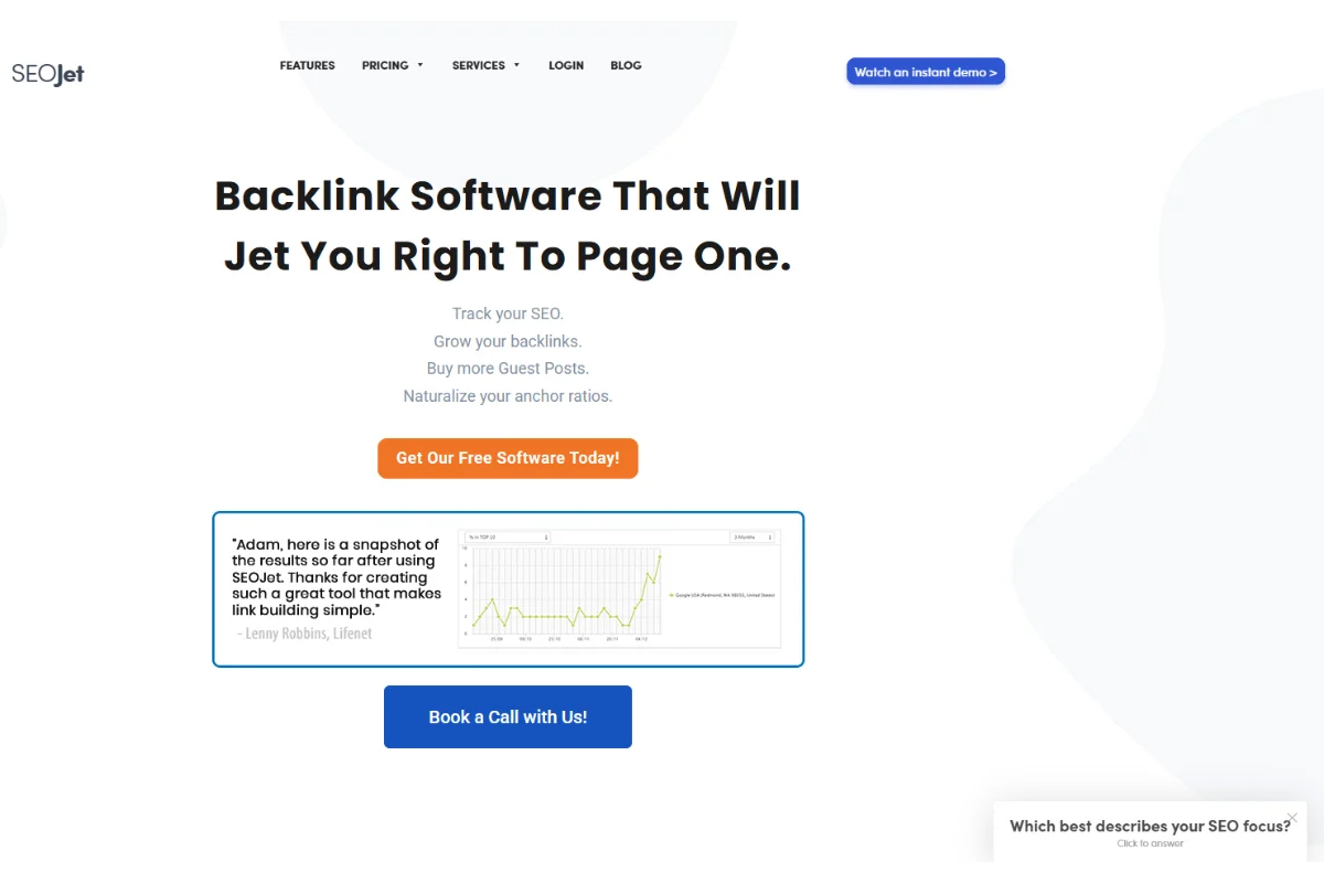 SEOJEt Homepage
