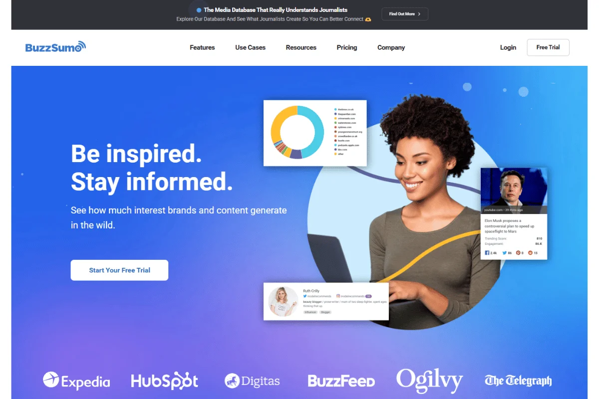BuzzSumo Homepage