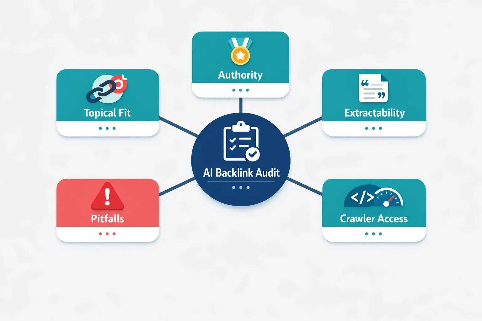 A practical audit map that combines semantic relevance with citation readiness and technical accessibility—helping you prioritize link opportunities AI systems are most likely to trust and cite.