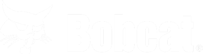 Bobcat company logo featuring a stylized bobcat head and the word Bobcat.