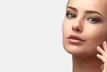 womans face