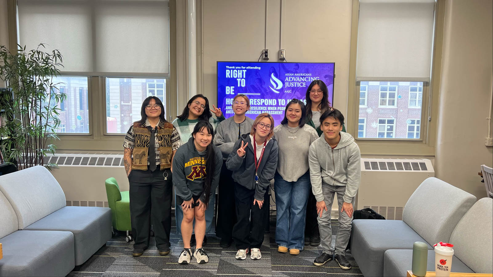 CAPI USA youth members posing and smiling together.