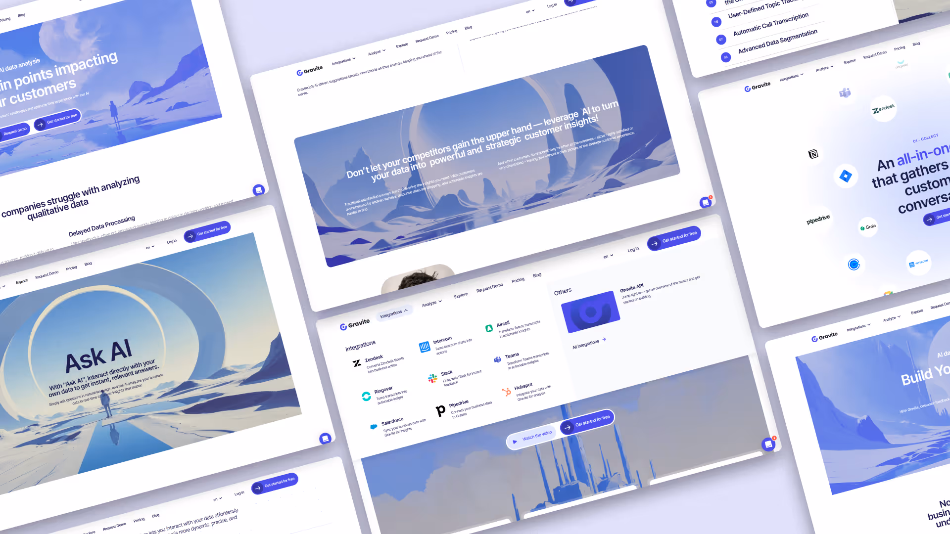 mockup interfaces gravite.io