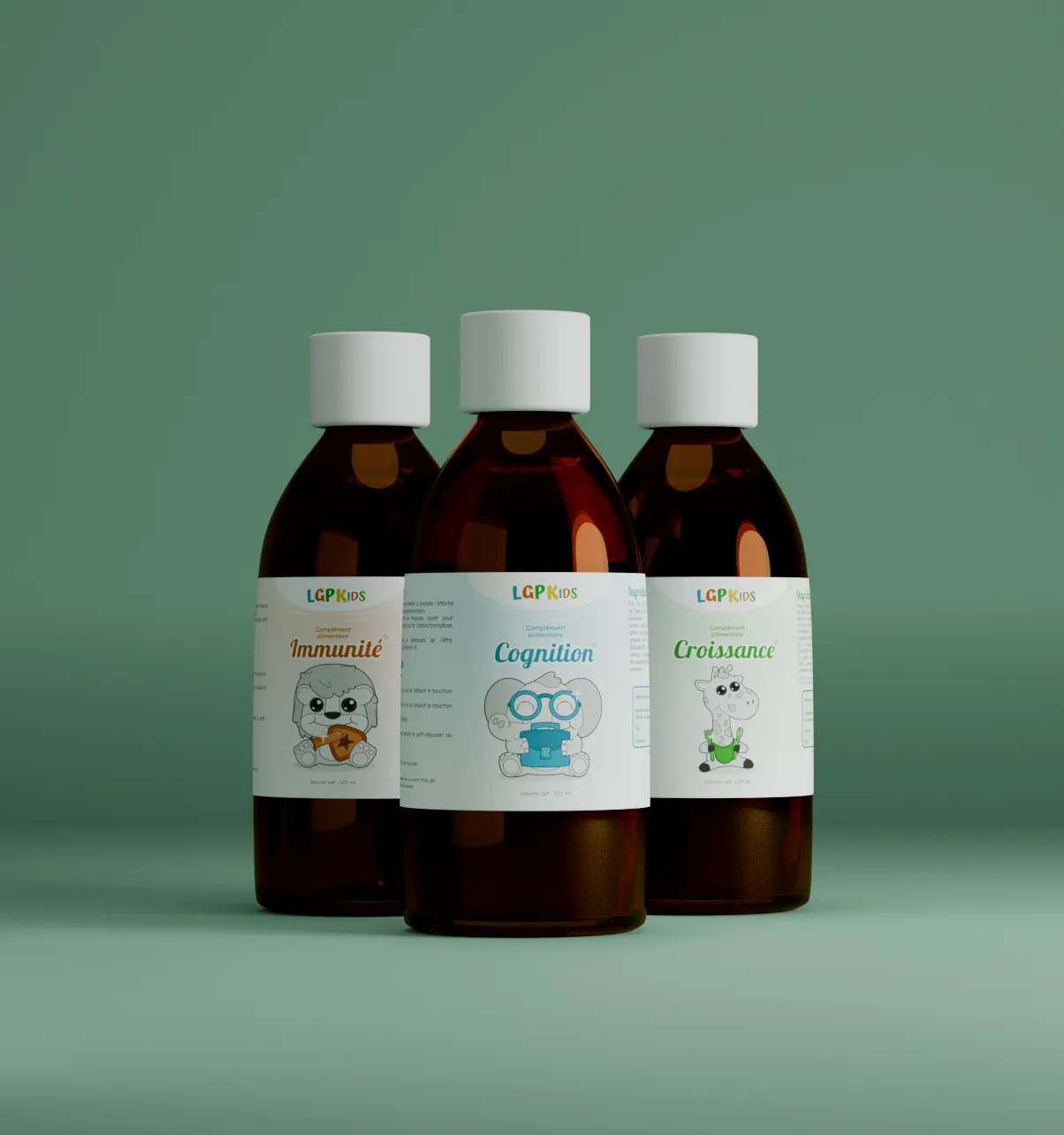 LGP Kids projet packaging illustration