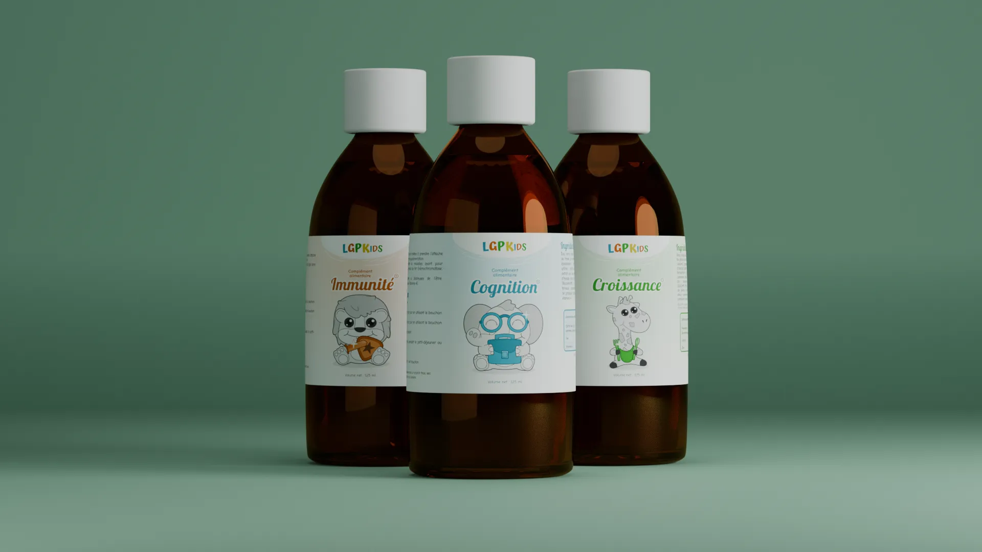 LGP Kids projet packaging illustration