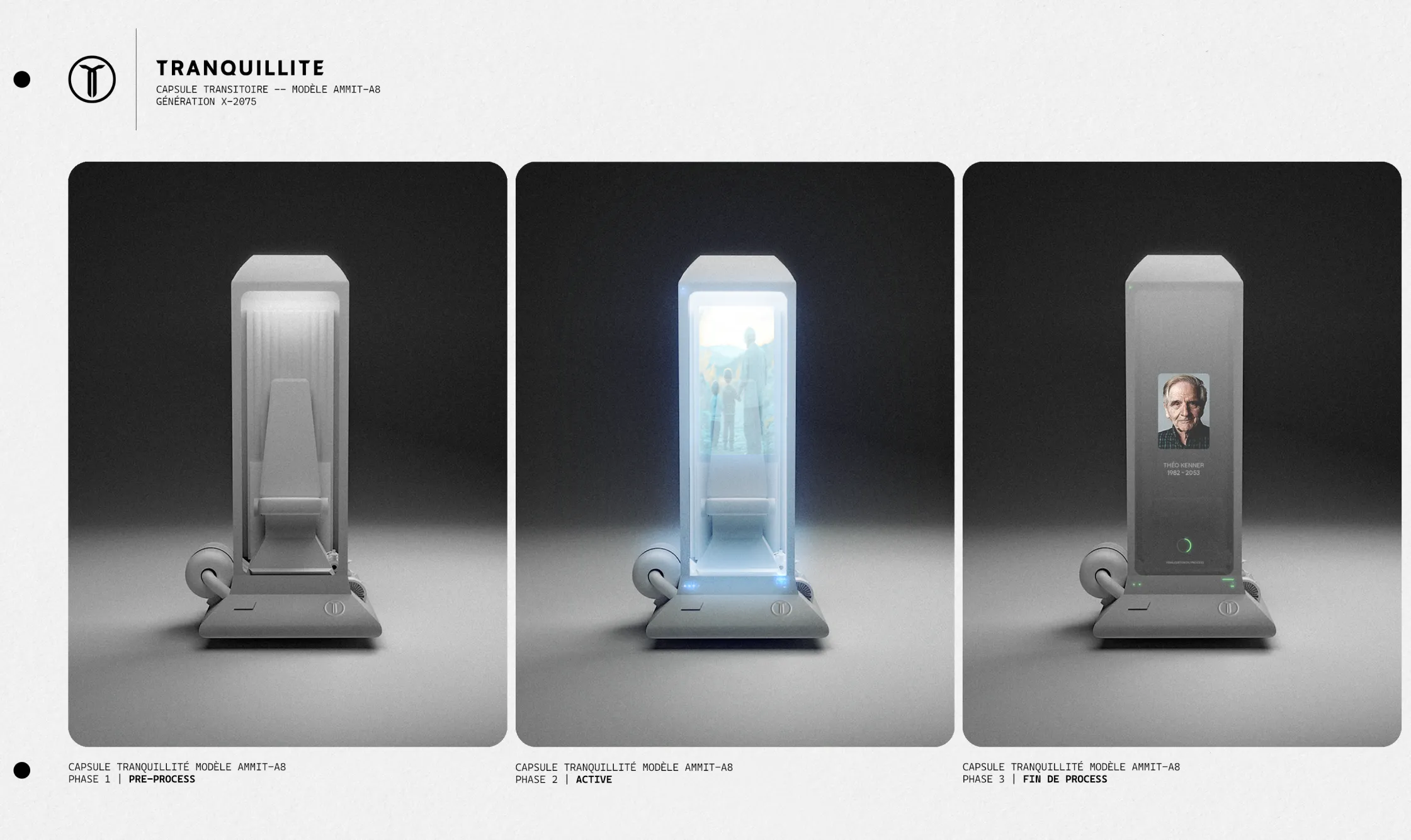 Tranquillité projet concept art illustration 3d blender