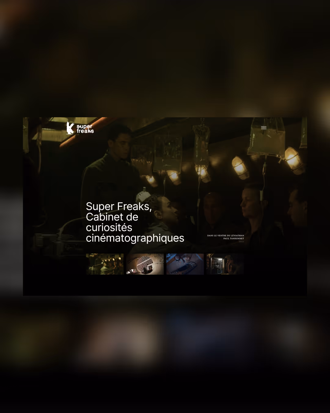Super Freaks société production cinema logo branding
