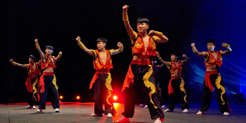 A performance during Lunar New Year in Melbourne.