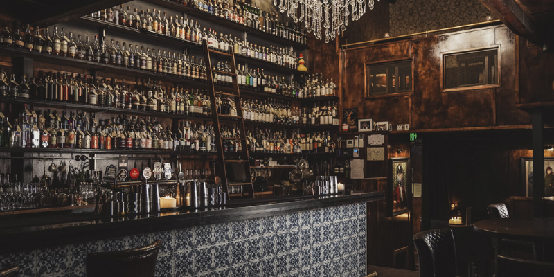 Savile Row’s Impressive Back Bar