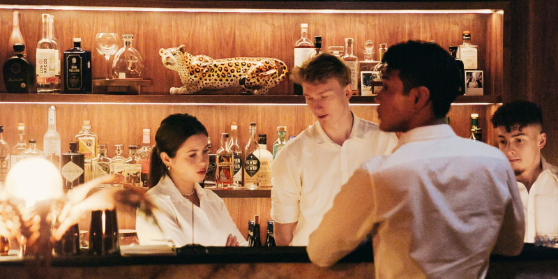 Bar staff at The Nixon Room