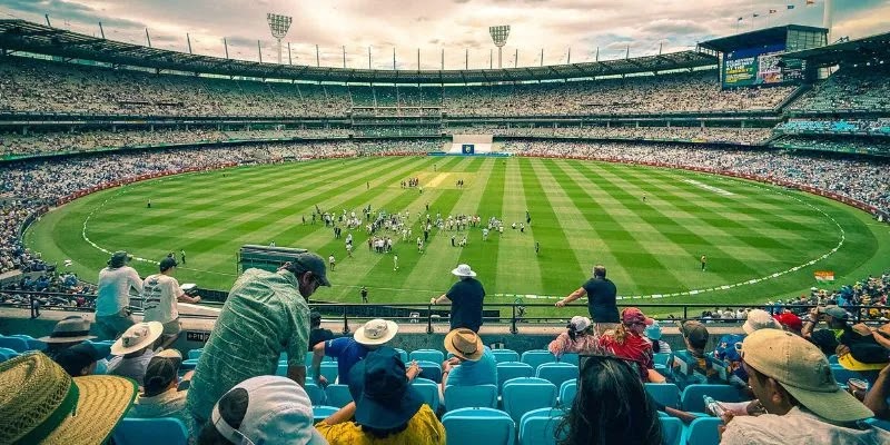 Fans enjoying a highlight Melbourne event, the Boxing Day Test match at the MCG