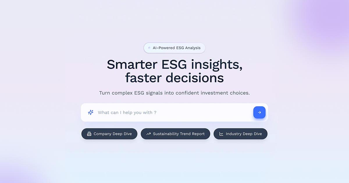 WeeFin lance son assistant IA pour l'analyse ESG