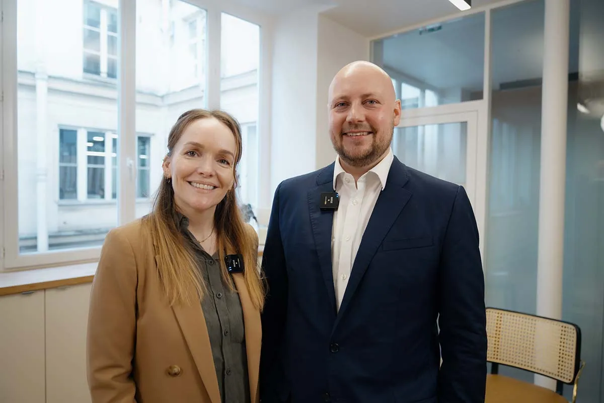 Charline Meslé (MorningStar Sustainanalytics) et Matthias Breier (WeeFin)