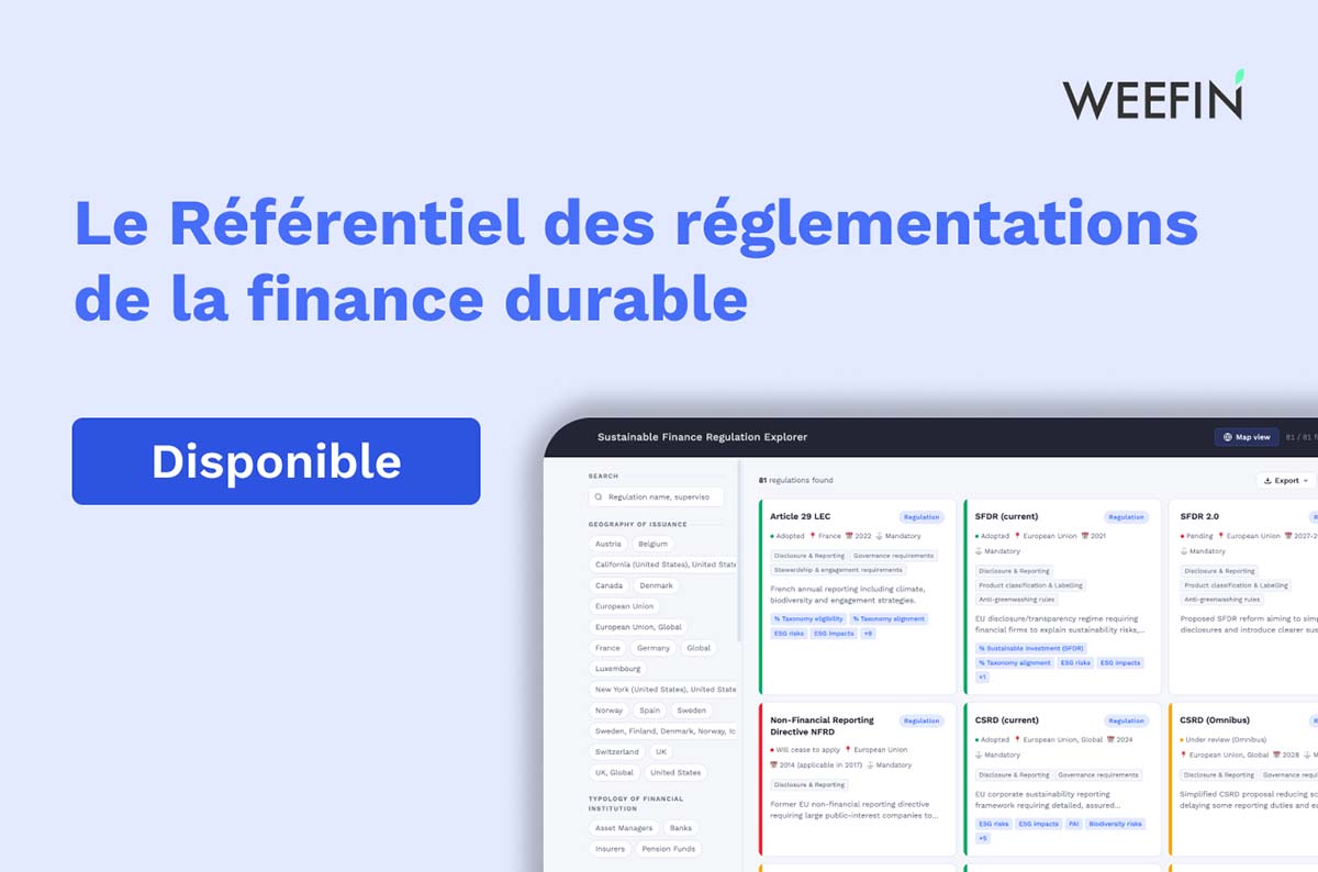 Sustainable Finance Regulation Explorer