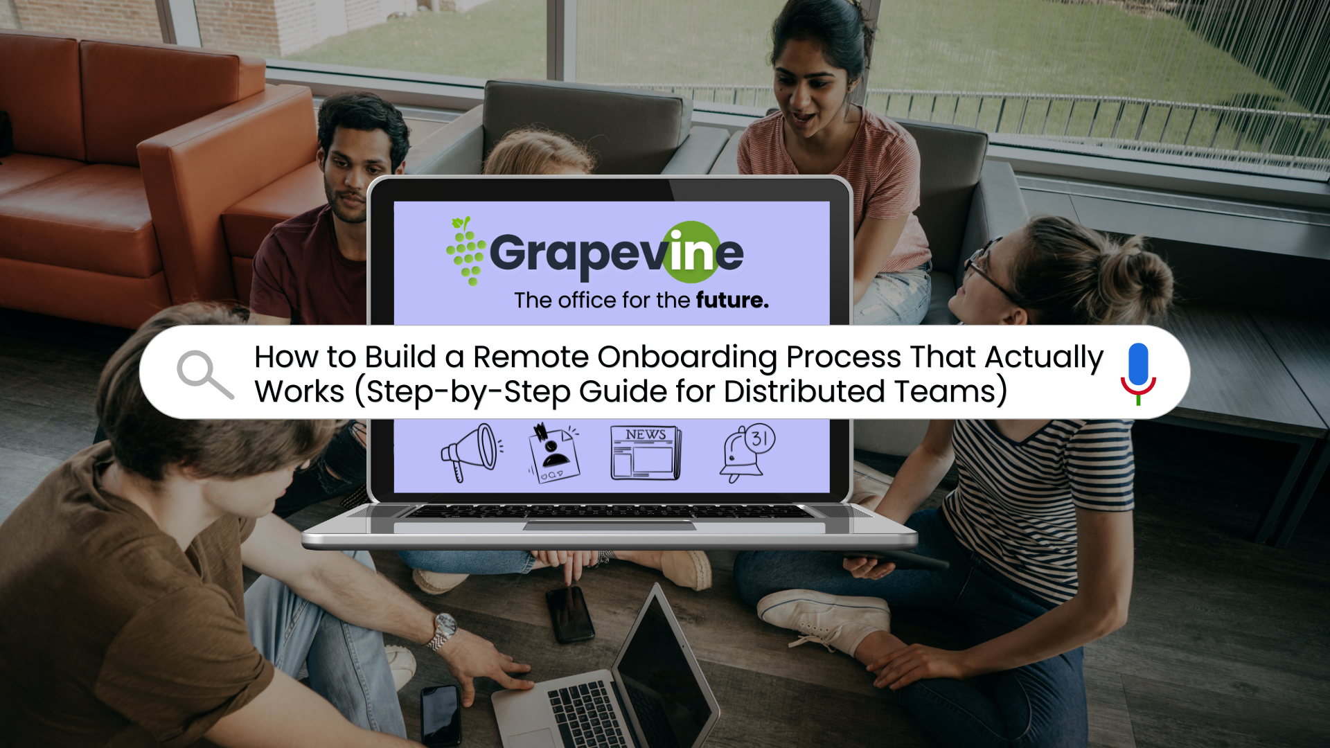 Struggling to onboard remote employees across time zones? Learn how to build a structured, async-friendly onboarding platform that scales. This tactical guide for Operations and Employee Experience leaders walks through everything from culture and communication to knowledge management—using Grapevine’s Virtual HQ to centralize it all. From Community Newsfeeds to Onboarding Spaces and Employee Profiles, discover how to turn remote onboarding into a high-impact, scalable system.