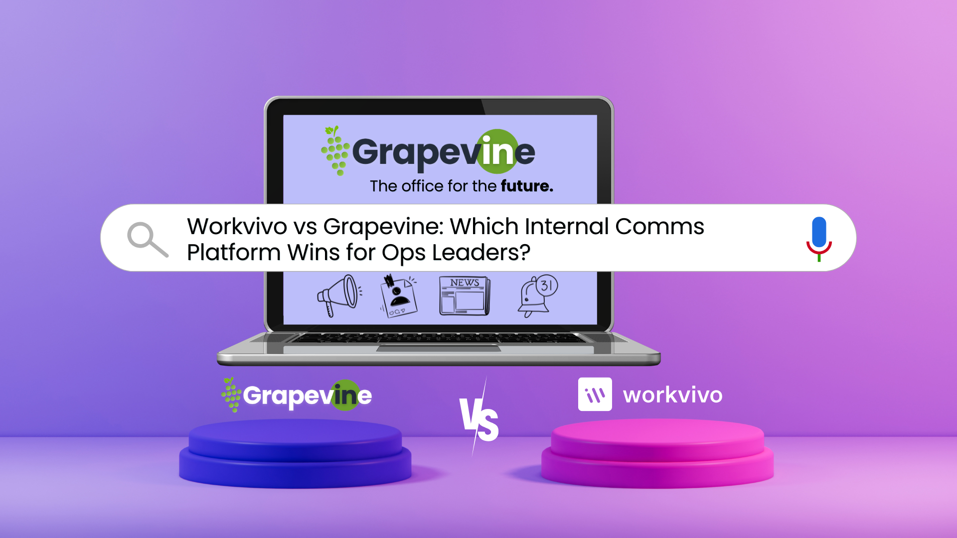 Looking for a Workvivo alternative? This in-depth comparison breaks down Workvivo vs. Grapevine across pricing, features, integrations, and user experience—helping Internal Comms, Ops Leaders, and COOs choose the right internal communication and knowledge management platform for distributed teams. See how Grapevine’s Virtual Office Platform centralizes updates, streamlines onboarding, and enables asynchronous collaboration—all in one hub built for the future of work.