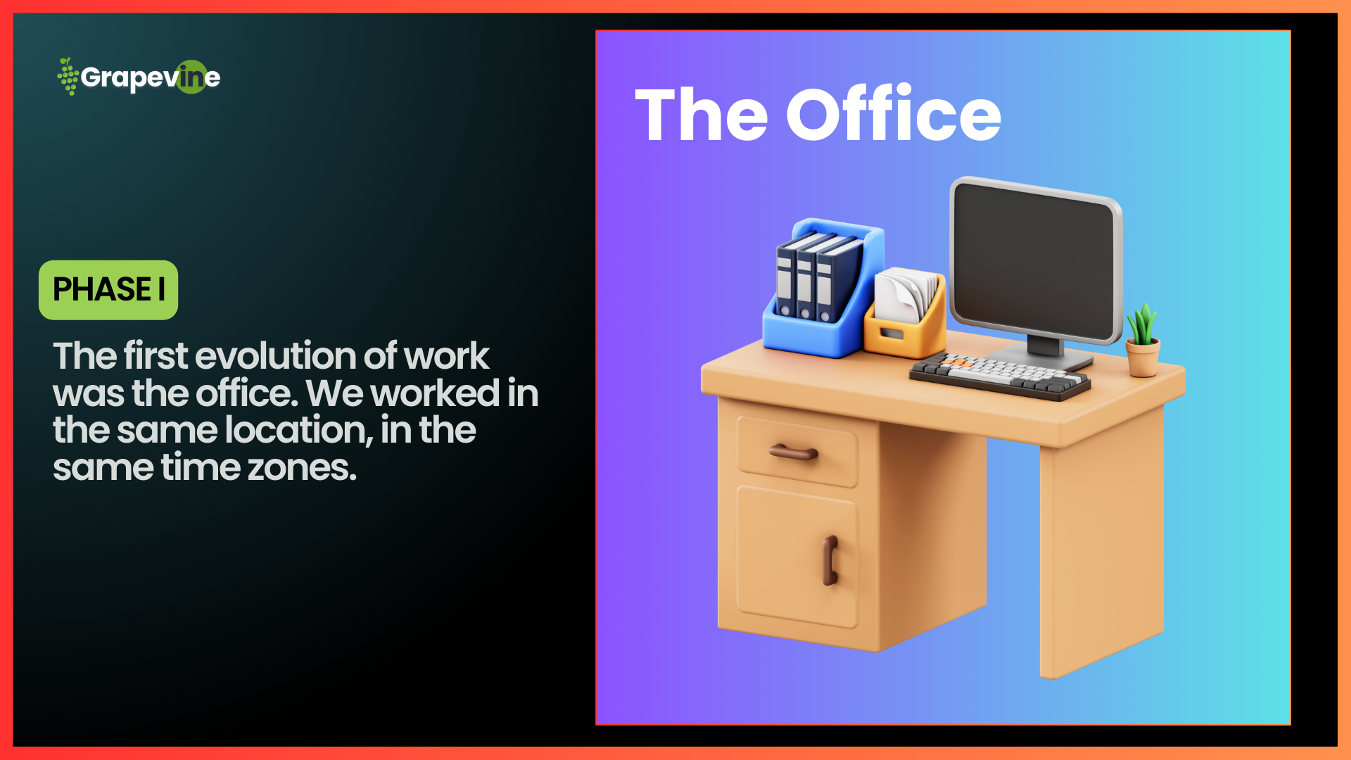 The Evolution of Work: Why Every Company Needs a Virtual Office in the Hybrid Era Meta Description: Hybrid and remote work are here to stay. Learn how the workplace evolved from the physical office to the Virtual Office—and why centralization is now essential for high-performing distributed teams.