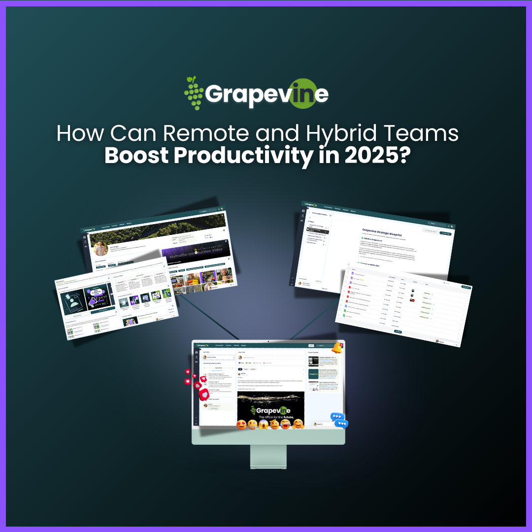 Remote & hybrid teams boost productivity in 2025 by setting clear goals, improving communication, and using a Virtual HQ to centralize updates, reduce tool sprawl, and cut wasted hours. Whether your team is global, hybrid, or fully distributed, the right systems—not more apps—unlock focus, alignment, and sustainable growth.