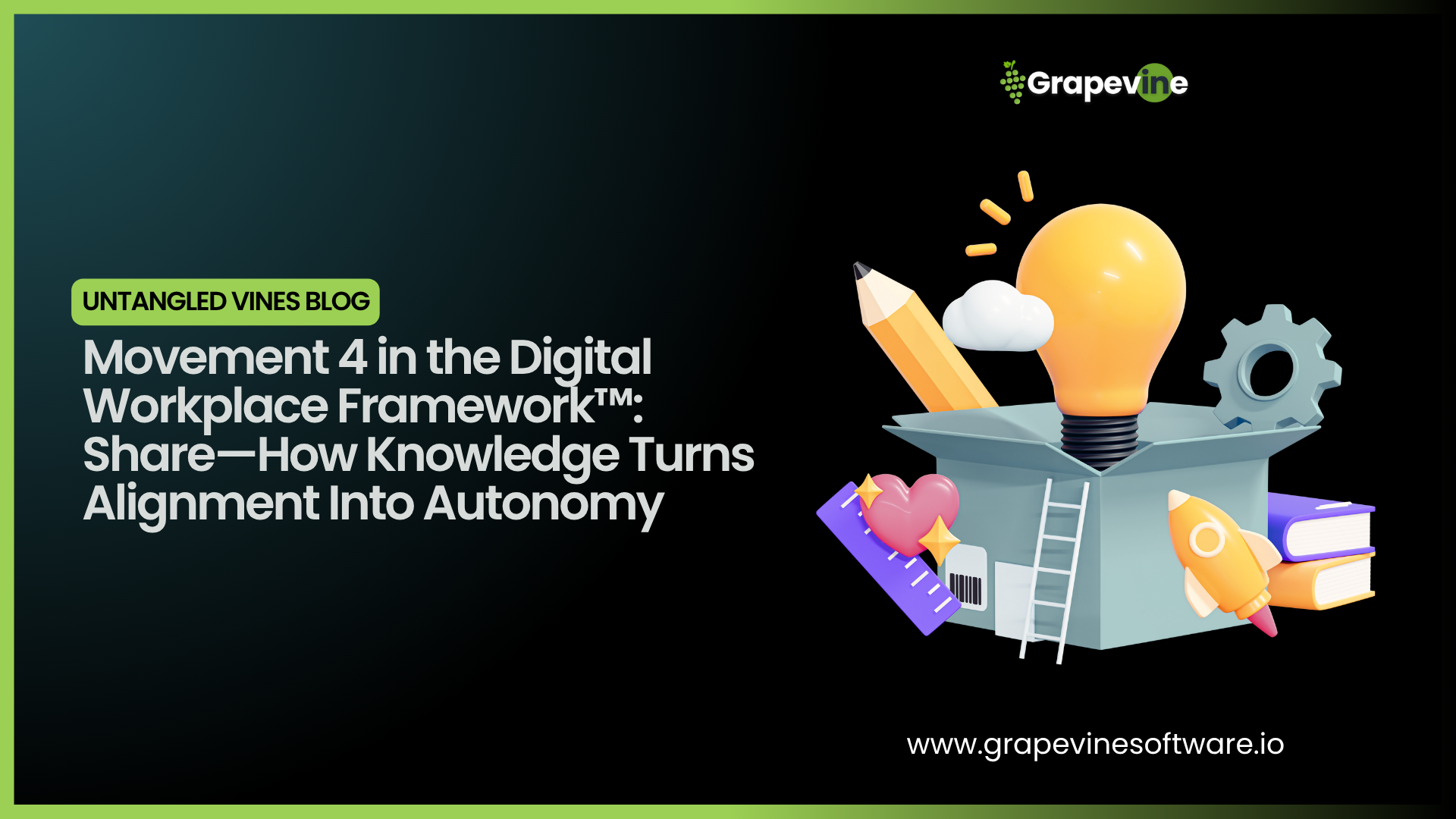 Learn how to reduce meetings and improve alignment through structured, searchable, and shared knowledge systems using the Grapevine Digital Workplace Framework™. By adopting systems that make knowledge structured, searchable, and shared across locations and time zones. This approach reduces meetings, improves focus, and enables employees to self-serve the information they need when they need it.