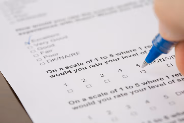 Filling patient questionnaire form