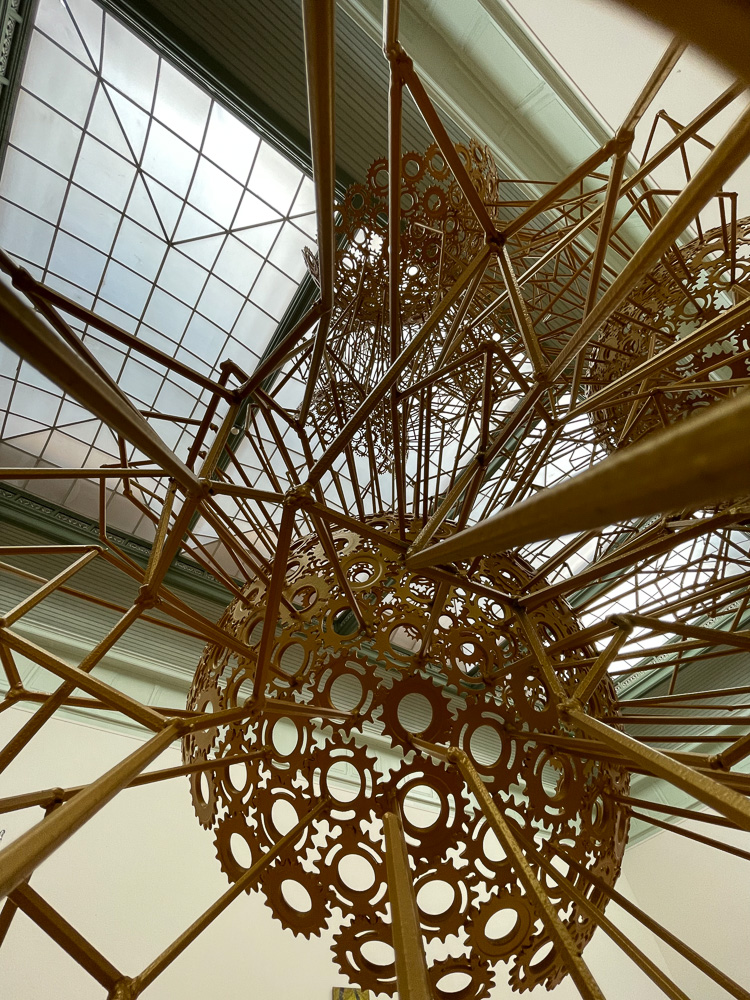 Sculpture Matter of Life by Marisja Smit. Exhibited in Art Space Pulchri Studio in The Hague. Photo Yonah Kalmann.