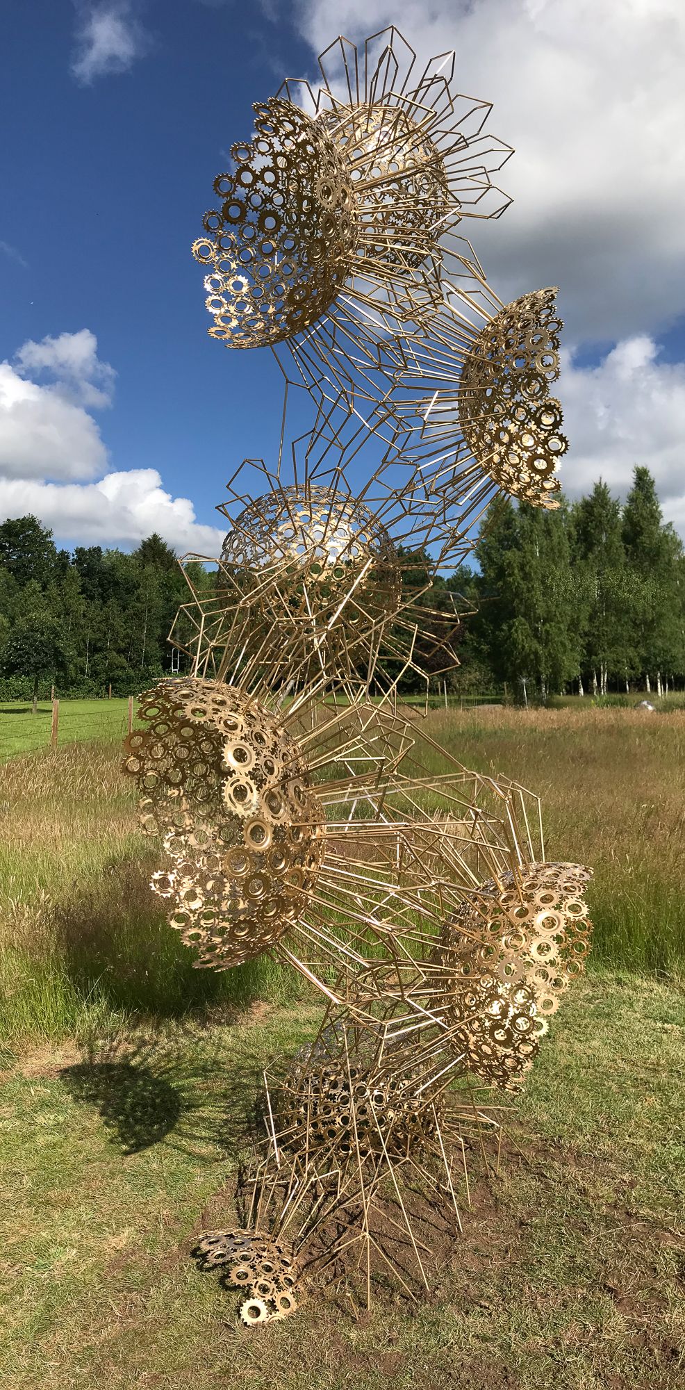Sculpture Matter of Life by Marisja Smit. Part of art exhibition at Speuld Sculpture garden.