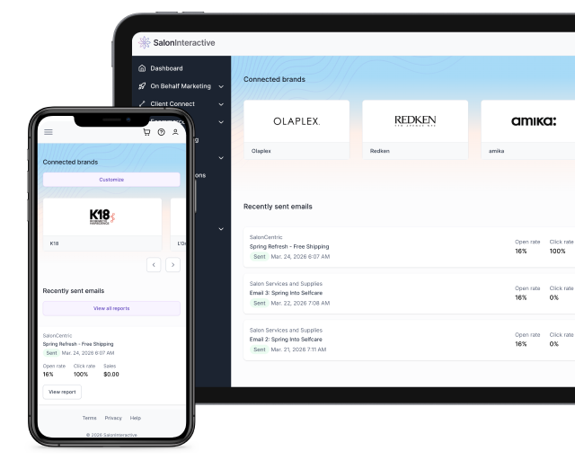 How On Behalf Marketing works - brands send emails to your clients automatically