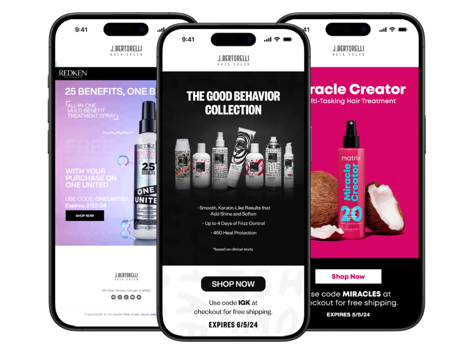 OBM retail promotion email driving sales to your Online Store