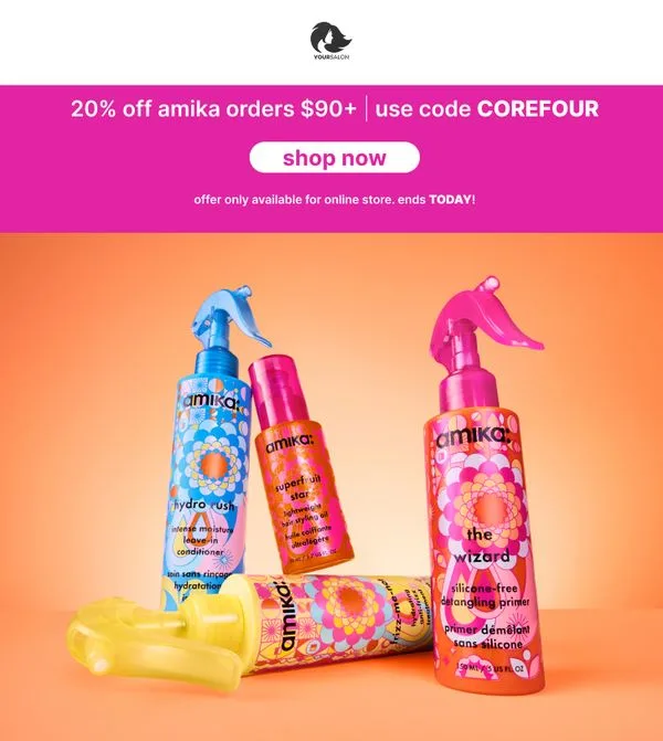 amika retail promotion email