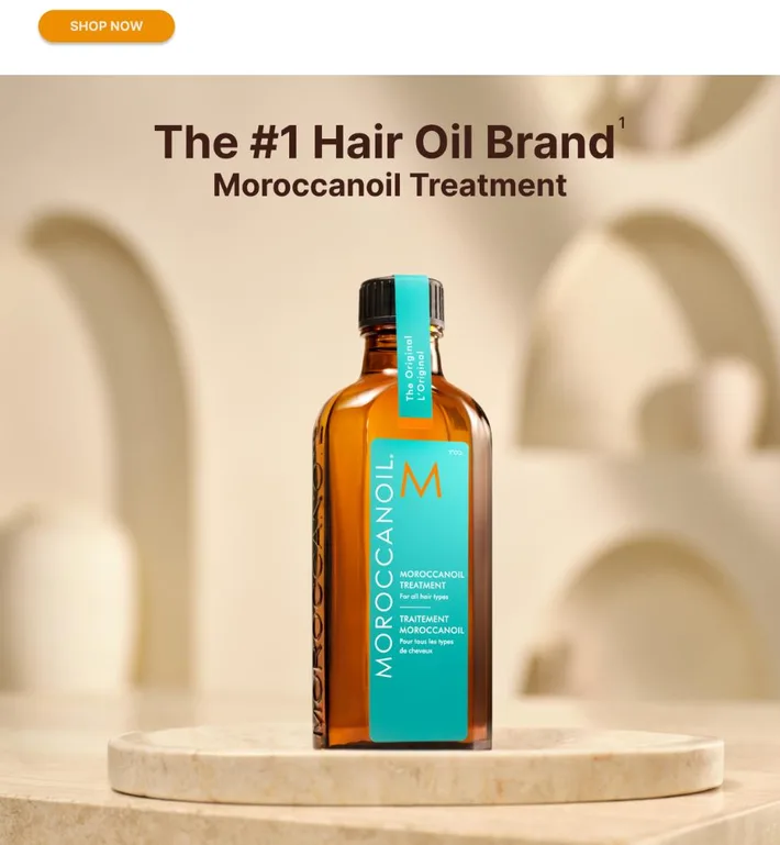 Moroccanoil retail promotion email