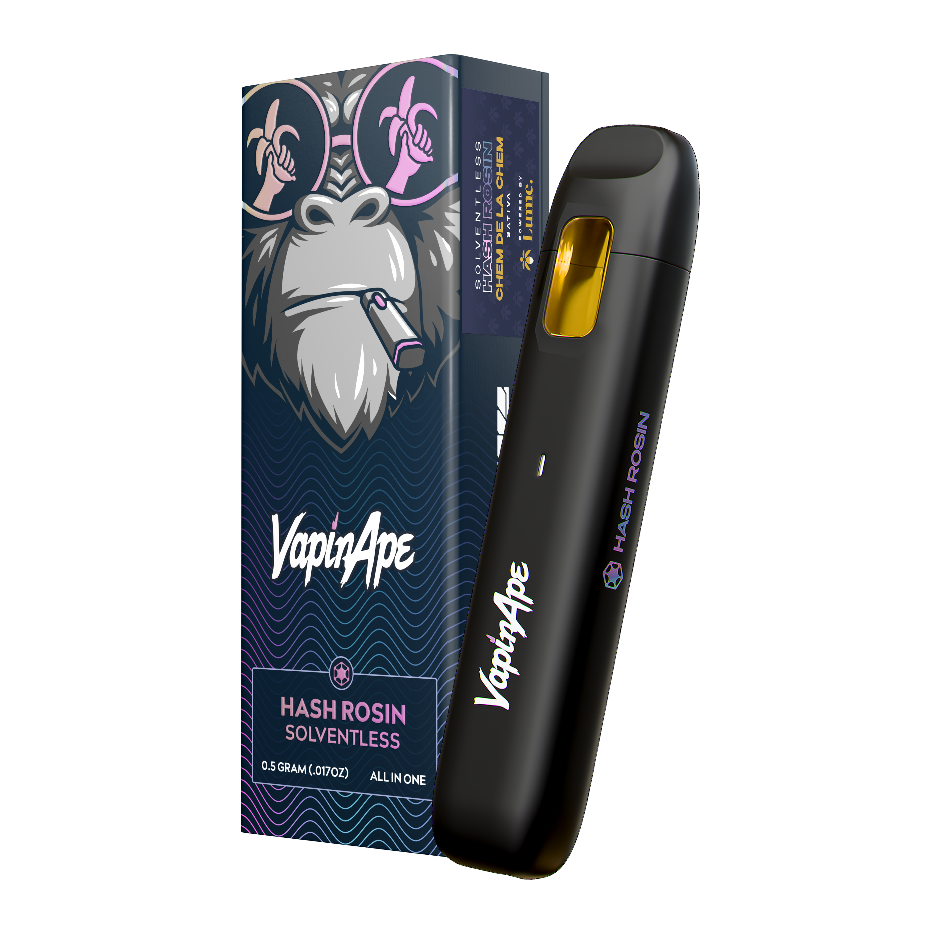 0.5G Lume Chem De La Chem Live Hash Rosin - AIO Disposable