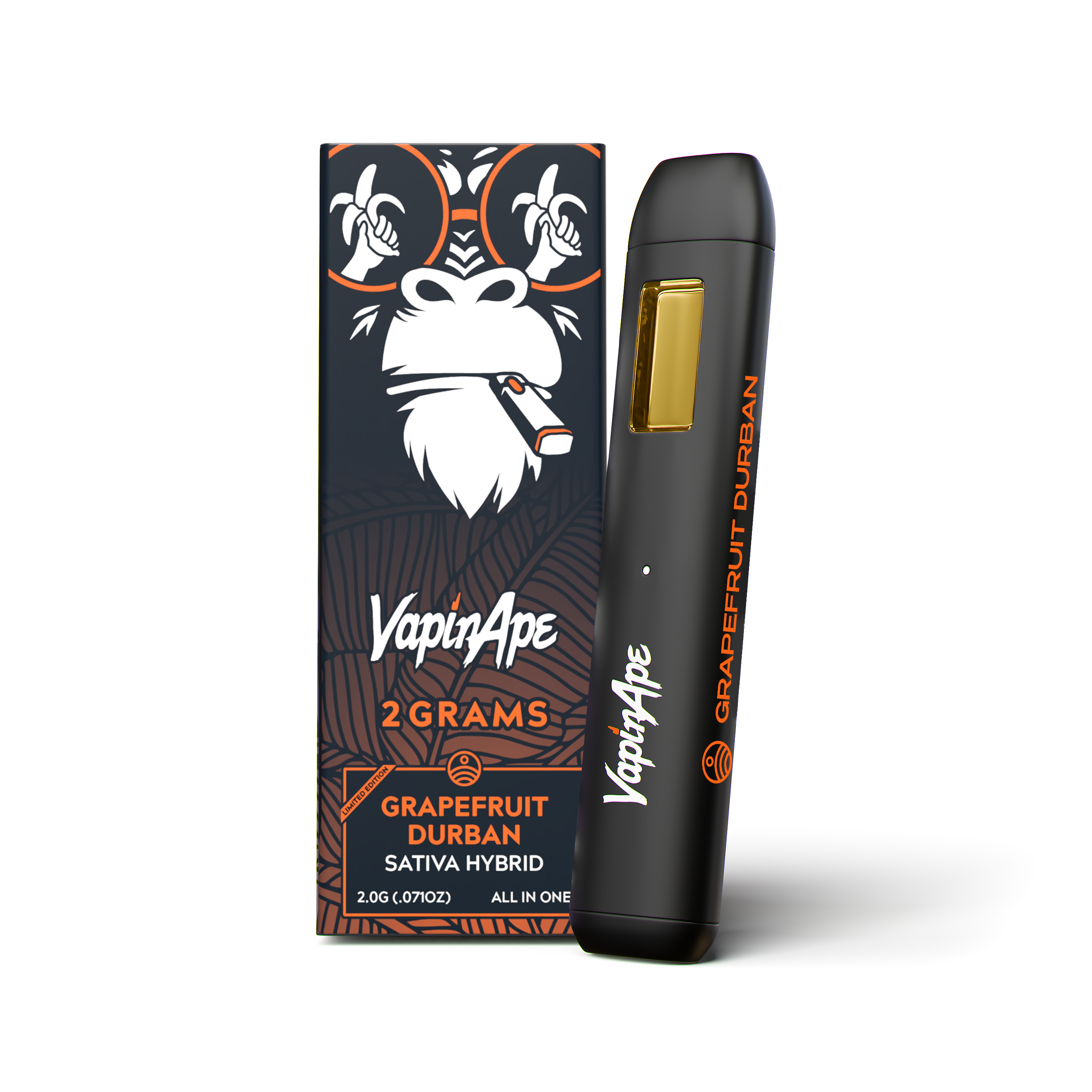 2G Grapefruit Durban Full Spectrum - AIO Disposable (Sativa Hybrid)