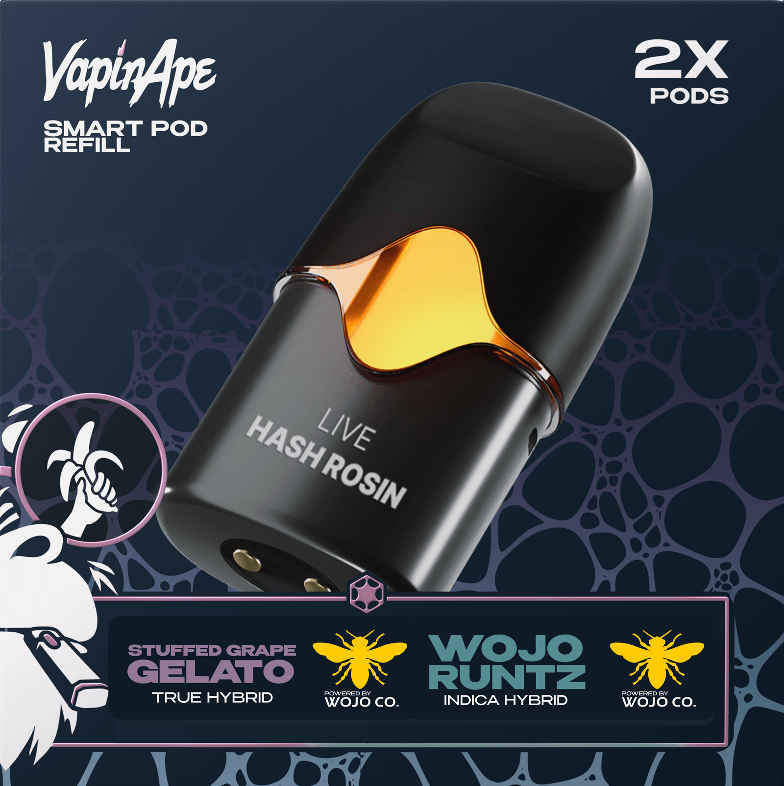 Stuffed Grape Gelato, Wojo Runtz 0.5G Variety 2-Pack