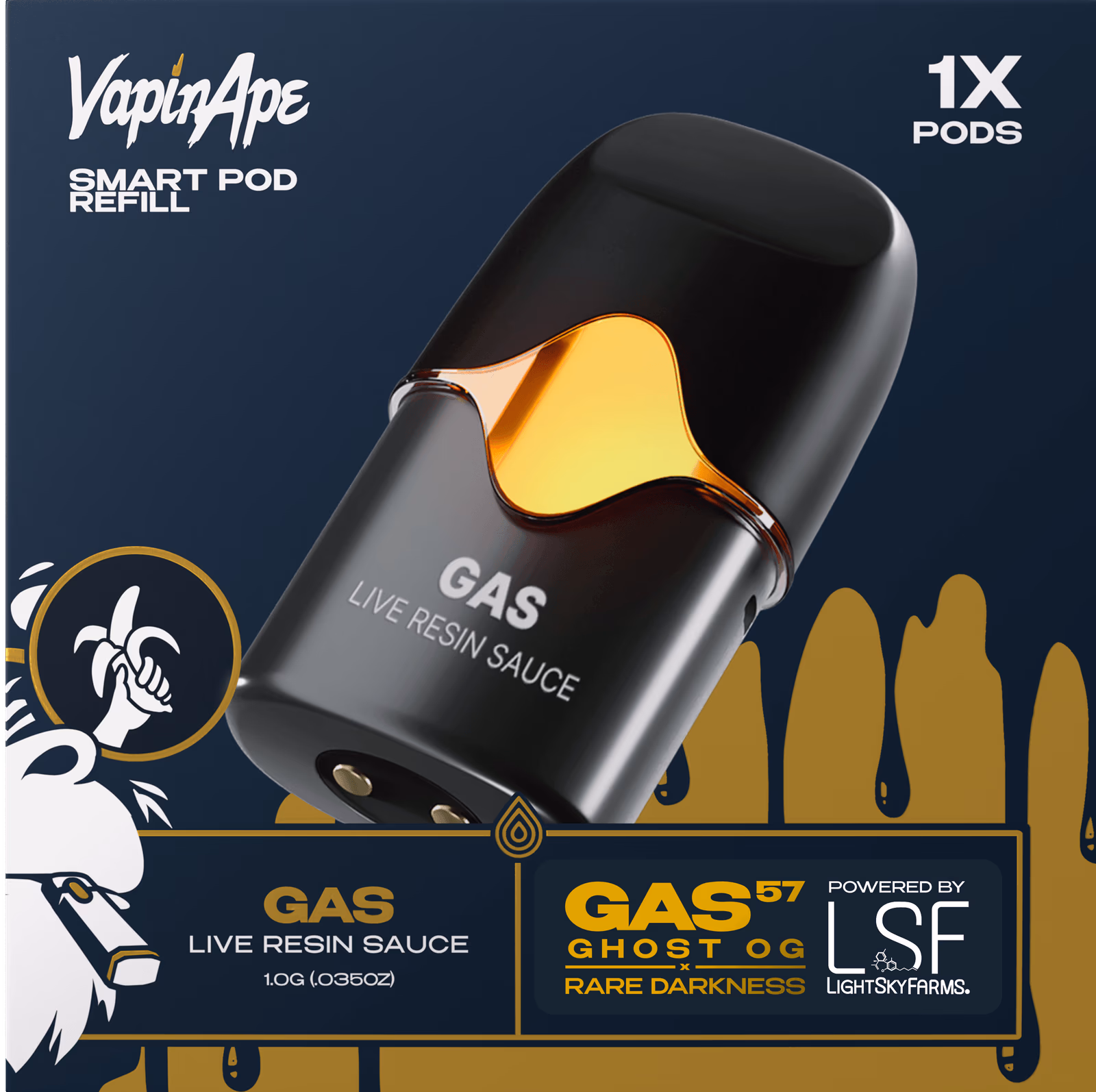 Gas 57 1G Pod Refill