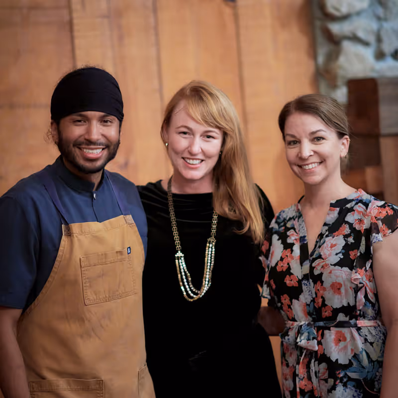Chef Leon C Brunson with nonprofit - Varona Designs