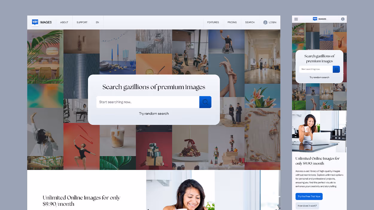 YayImages Home Page