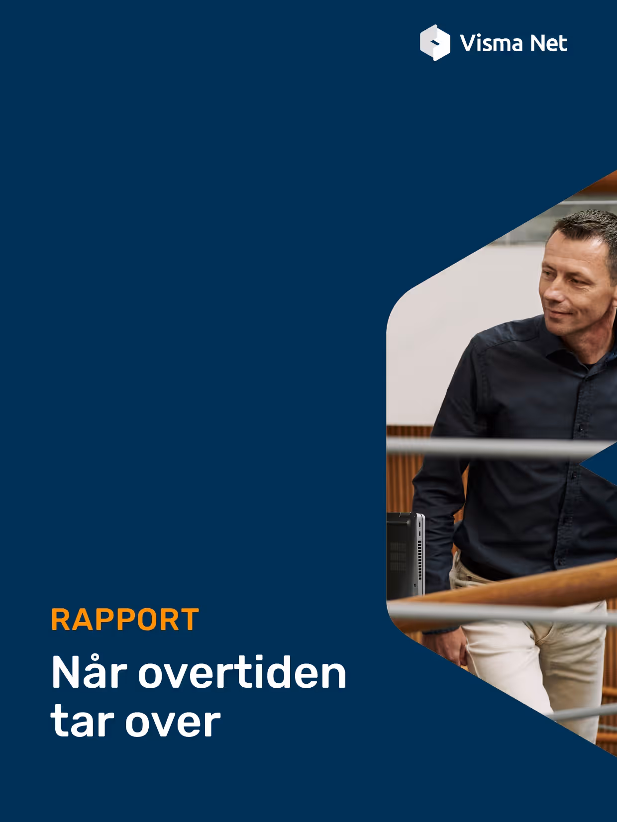 Bildet viser forsiden til rapporten "Når overtiden tar over".