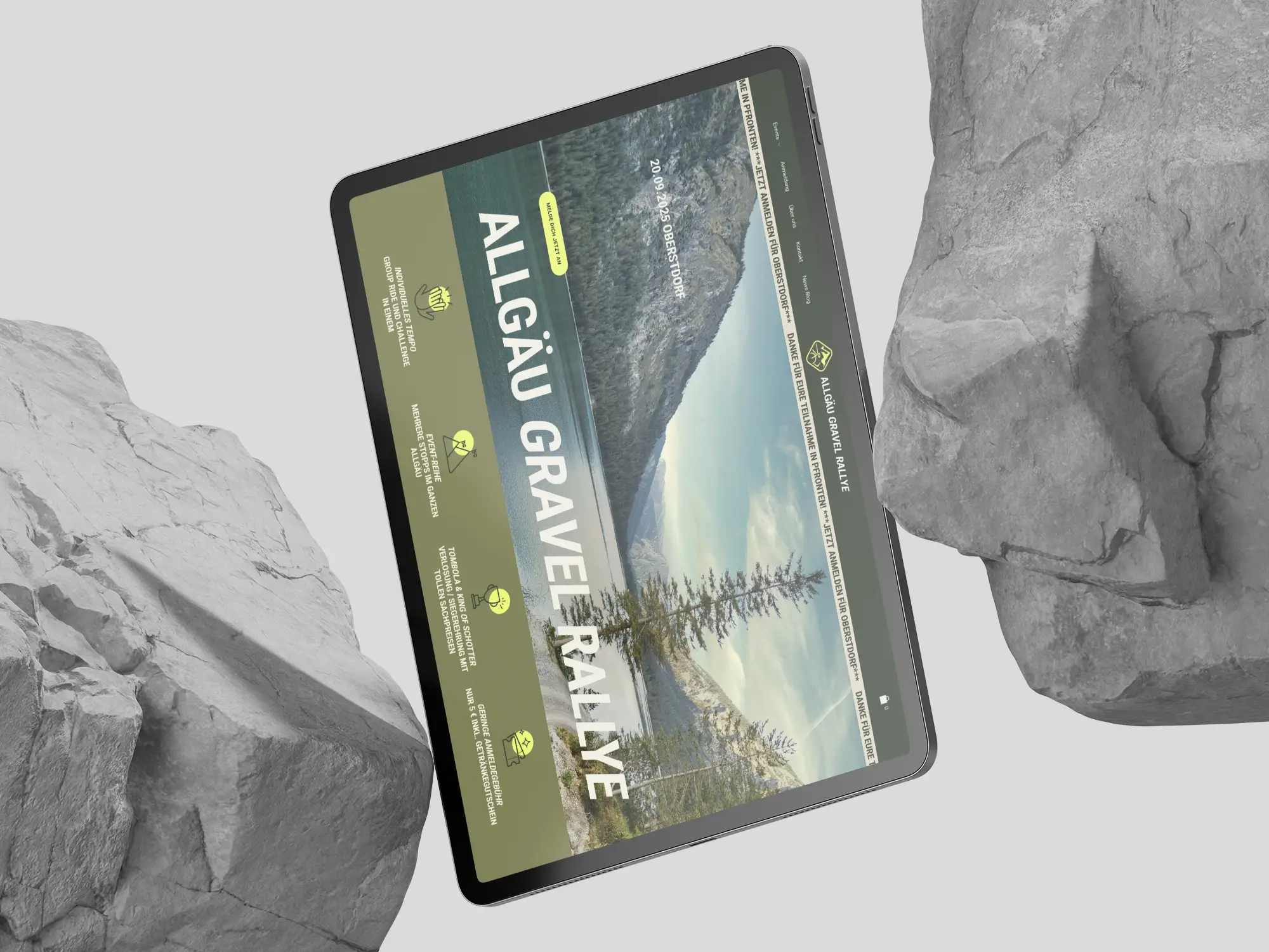 website für allgäu gravel rallye