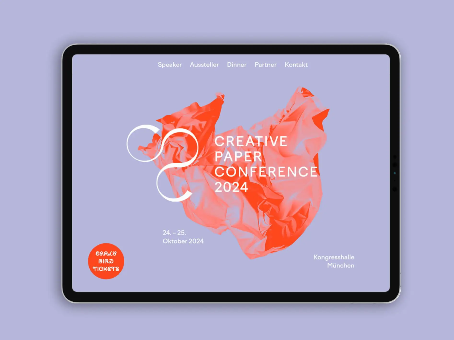 website für creative paper conference 